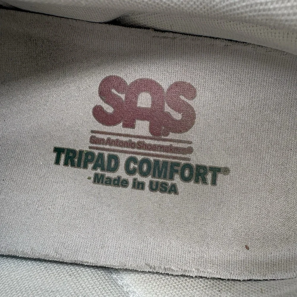 SAS Shoes Womens Size 8.5 WW Free Time‎ Tripad Comfort Sneakers White Leather